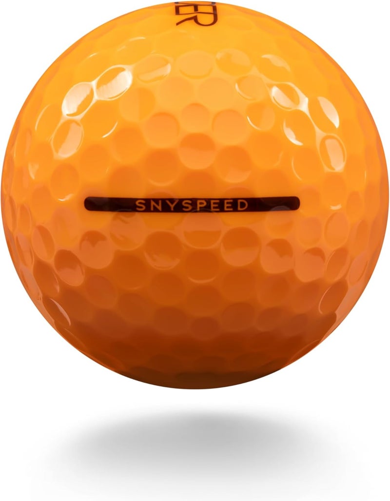 Snyder USA Speed Golf Balls - 3-Piece Construction Distance Golf Balls, 342 Dimples, 80 Compression, High Visibility Colored Golf Balls 12 Pack - Image 3
